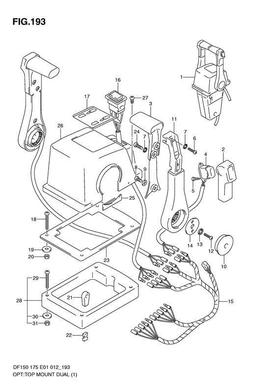 Top mount dual