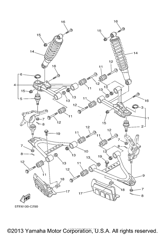 Front suspension wheel