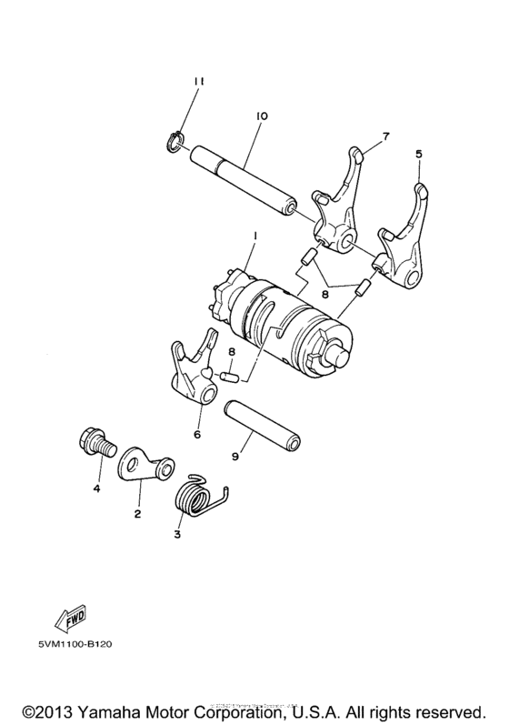 Shift Cam & Fork