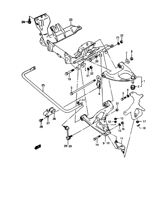 Front suspension arm