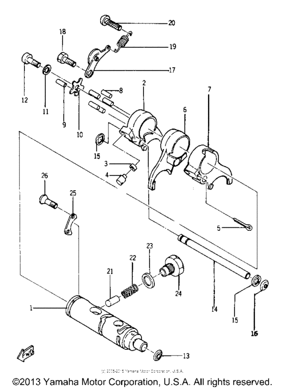 Shift shaft