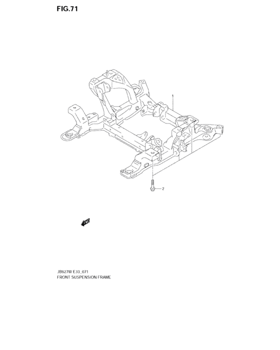 Front suspension frame