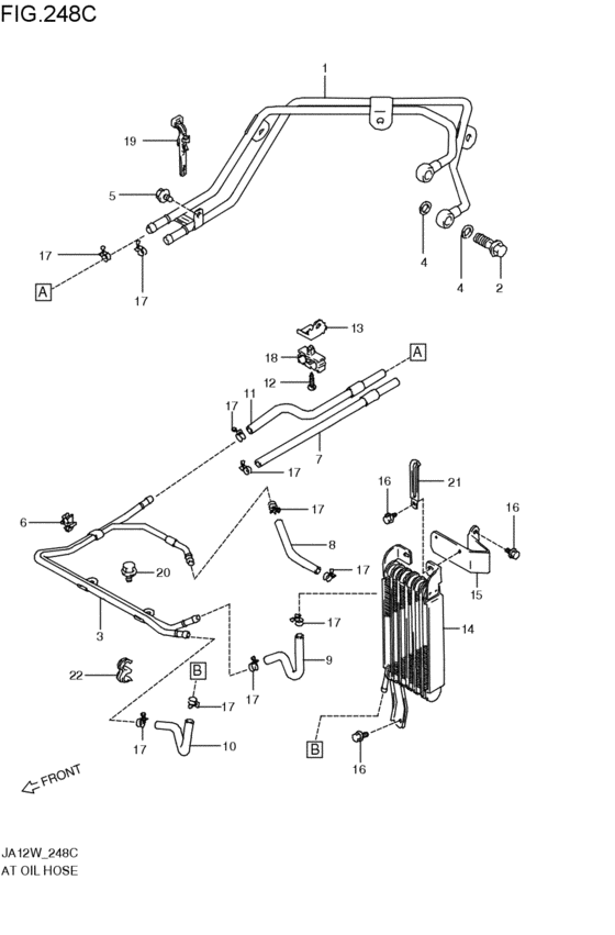 at - oil hose