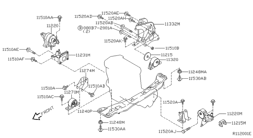 Engine & transmission   mounting