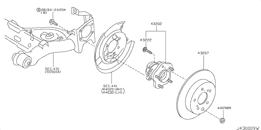 Rear axle