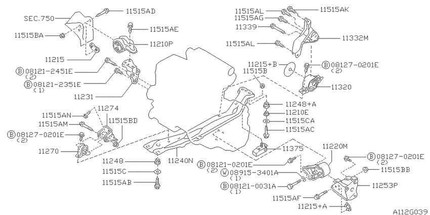Engine & transmission   mounting