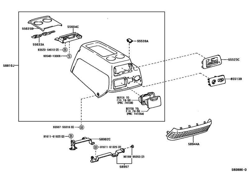 Console Box & Bracket