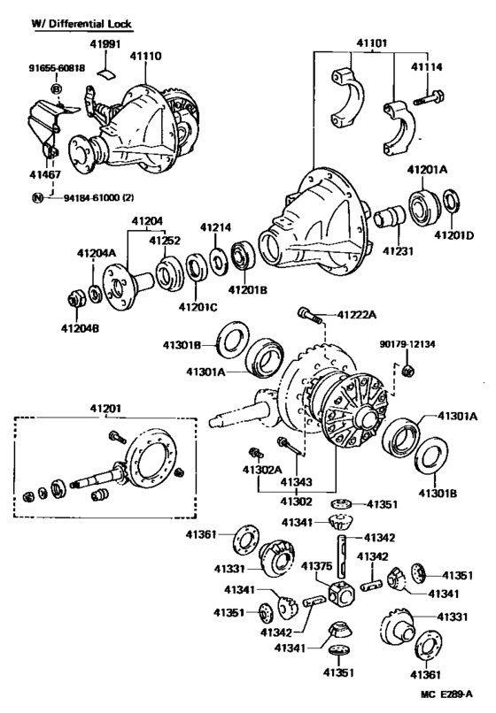 Rear Axle Housing & Differential
