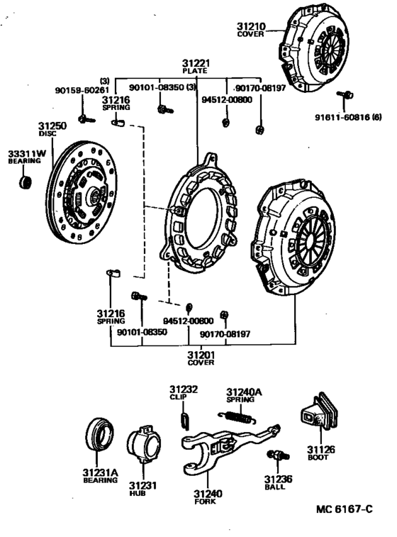 Clutch & Release Fork