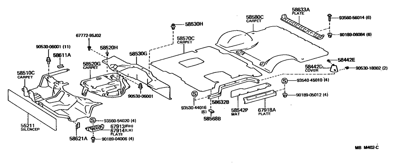 Floor Mat & Silencer Pad