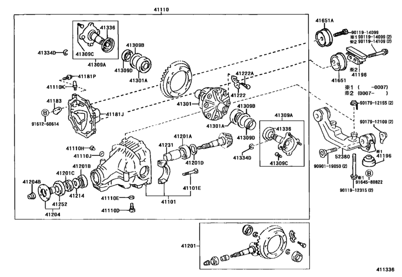 Rear Axle Housing & Differential