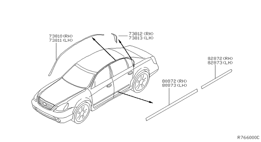 Body side moulding