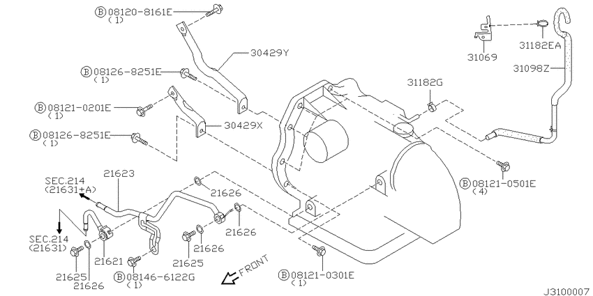 Auto transmission,transaxle & fitting