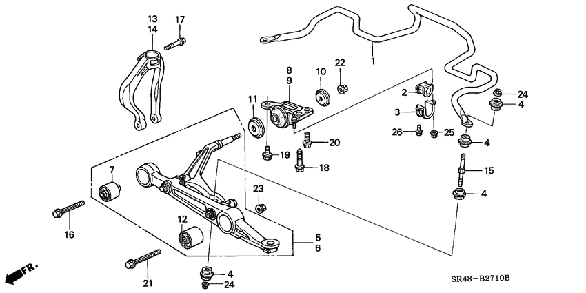 Front stabilizer/ front lower arm