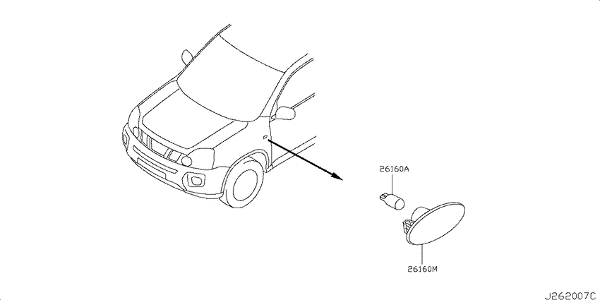 Side marker lamp