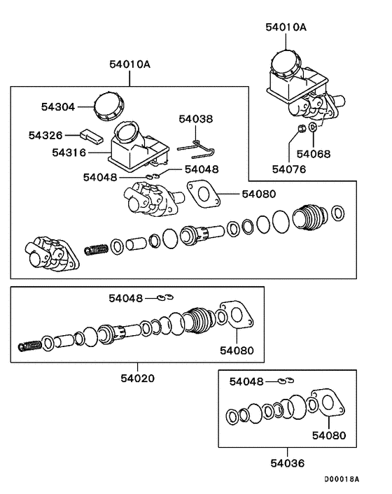 Brake master cylinder