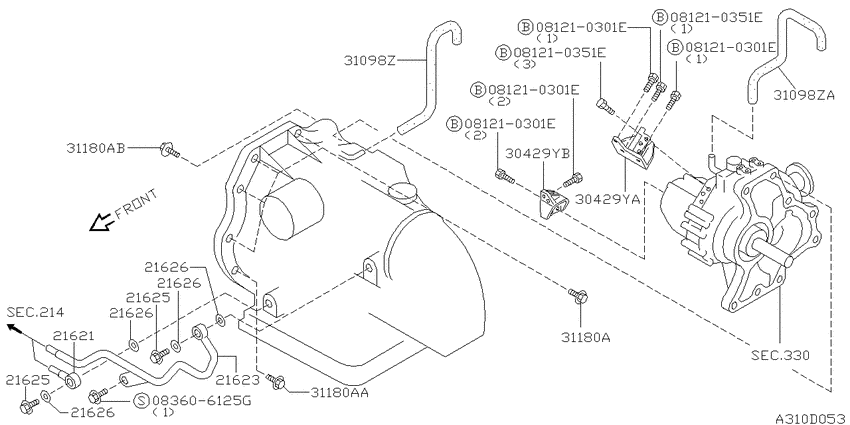 Auto transmission,transaxle & fitting