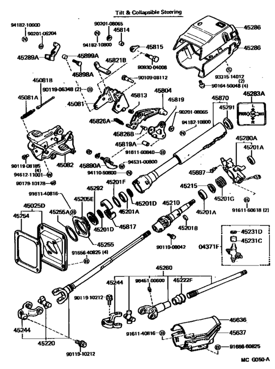 Steering Column & Shaft