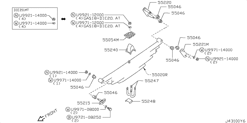 Rear suspension