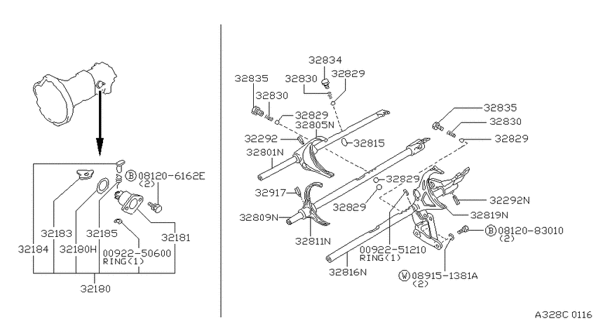 Transmission shift    control