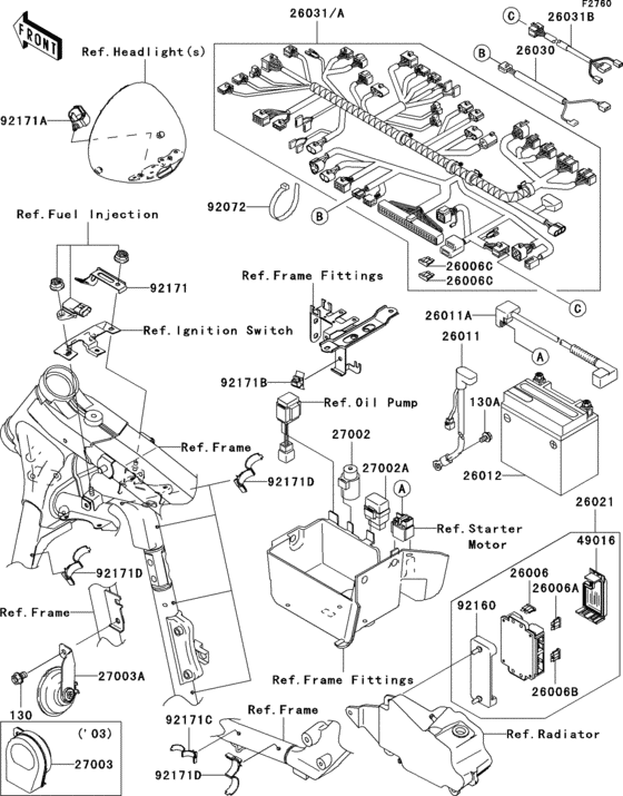 Chassis electrical equipment