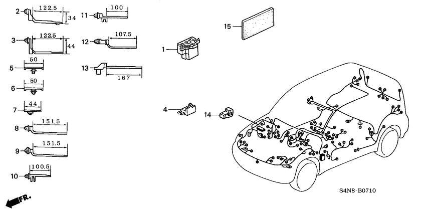 Harness band/bracket