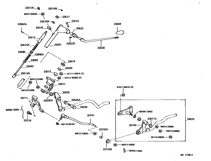 Control Shaft & Crossshaft