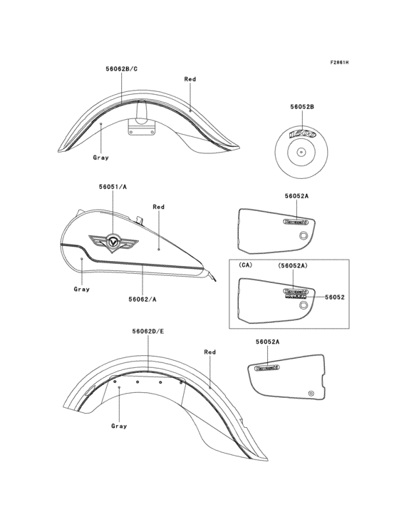 Decals(red/gray)(vn1500-e6)