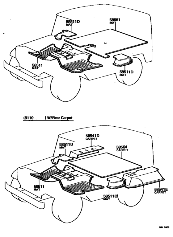 Floor Mat & Silencer Pad