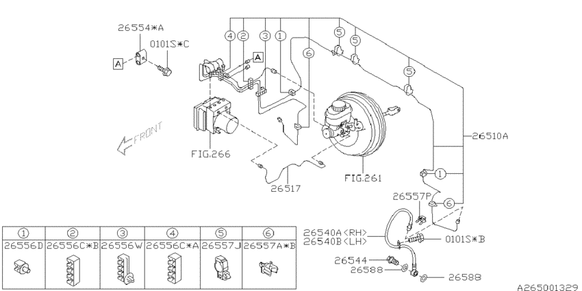 Brake piping