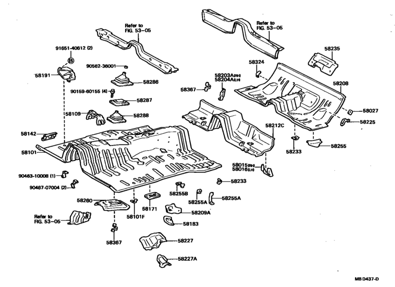 Floor Pan & Lower Back Panel