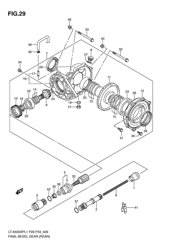 Final bevel gear