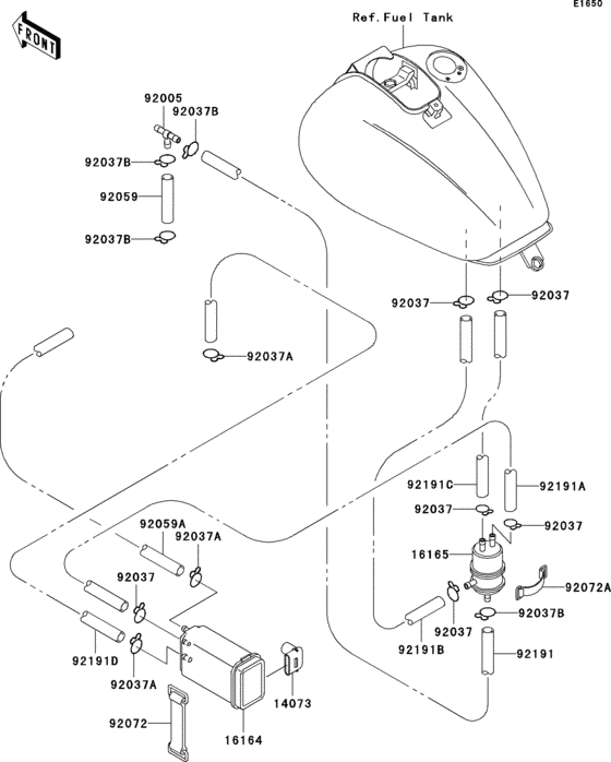 Fuel evaporative system(ca)
