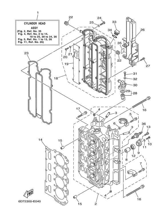 Cylinder & crankcase 2