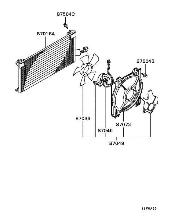 A/c condenser, piping