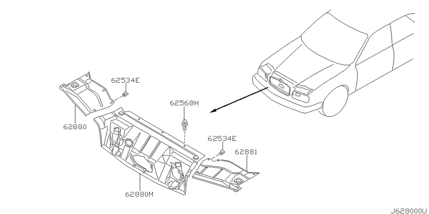 Front panel fitting