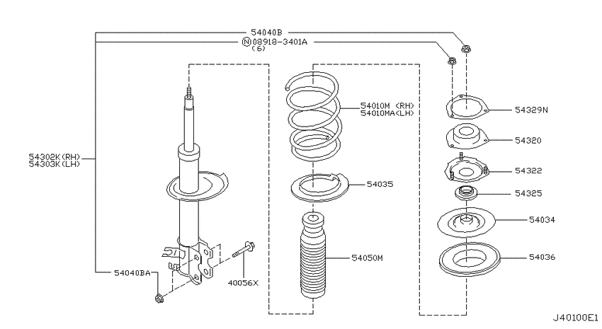 Front suspension