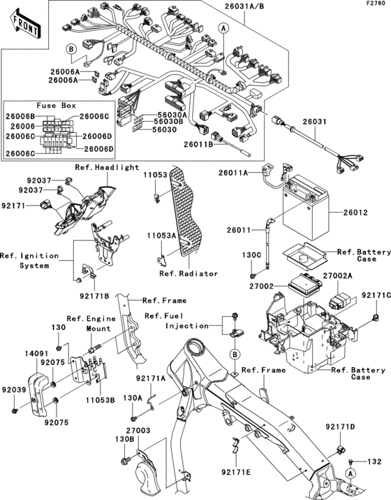 Chassis electrical equipment