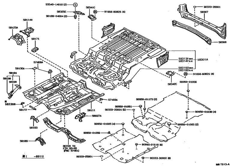 Floor Pan & Lower Back Panel