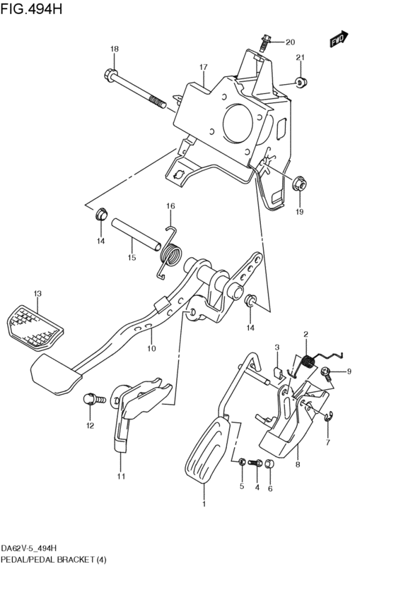 pedal / pedal bracket