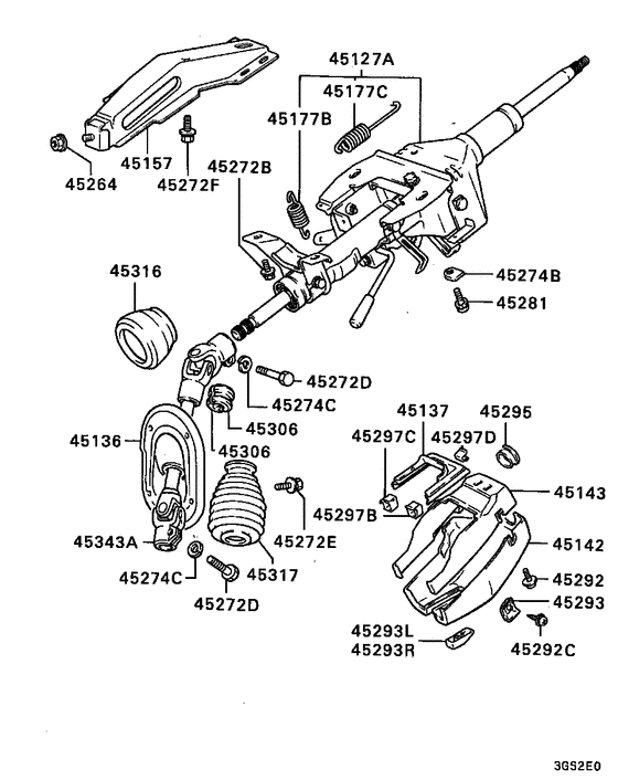 Steering column & cover