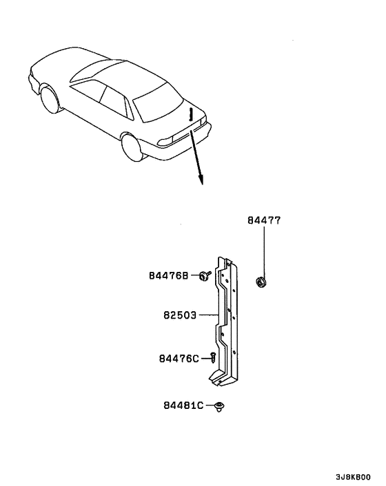 Rear window wiper & washer