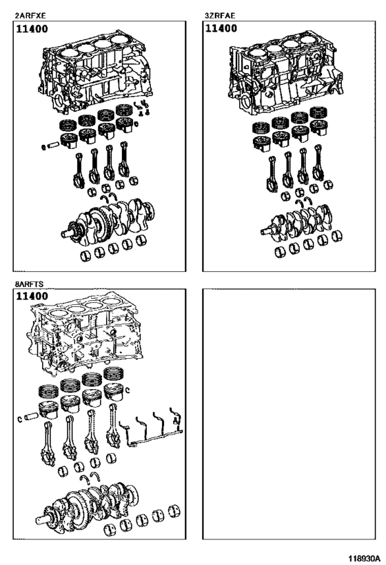 Short Block Assembly для Toyota HARRIER ZSU65, год 2013 2017. OEM