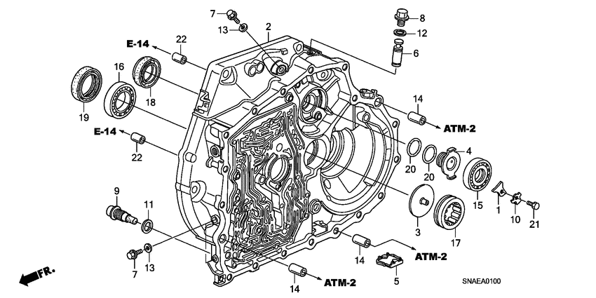Torque converter case