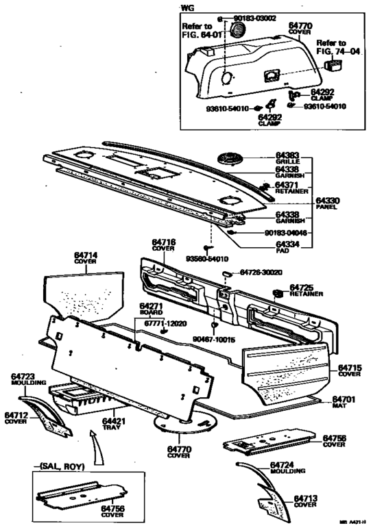 Package Tray Panel & Luggage Compartment Mat