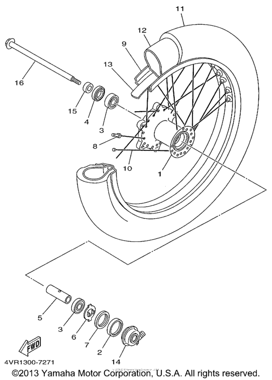 Front wheel