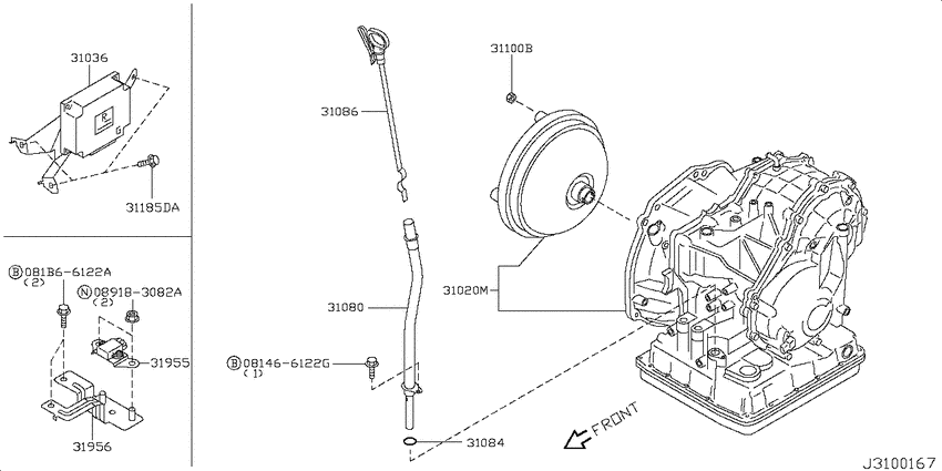 Auto transmission,transaxle & fitting