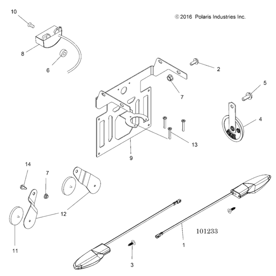 Electrical, Turn Signals, Horn And License Plate Light