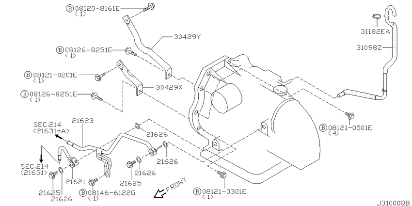 Auto transmission,transaxle & fitting