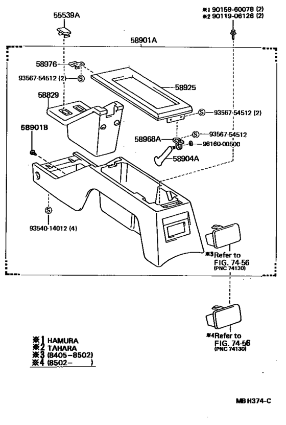 Console Box & Bracket